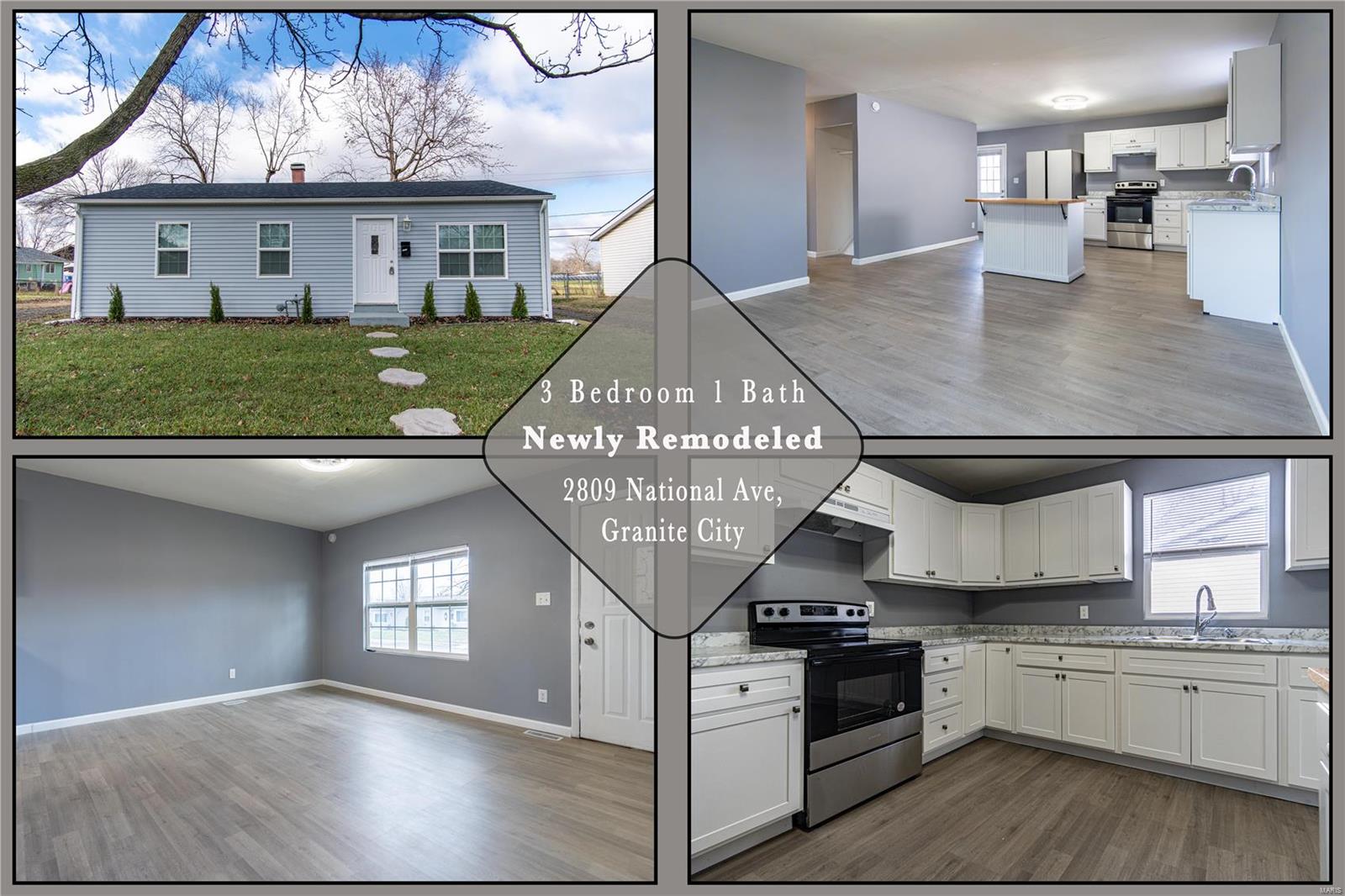 3 Bedroom,  2809 National Avenue Granite City, IL